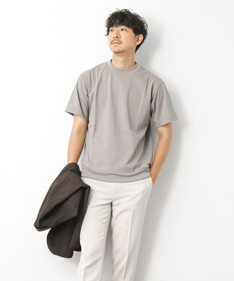 NOLLEY'S goodman「《ビジカジ対応》吸水速乾カノコ ドレスTシャツ」|Tシャツ・カットソー|