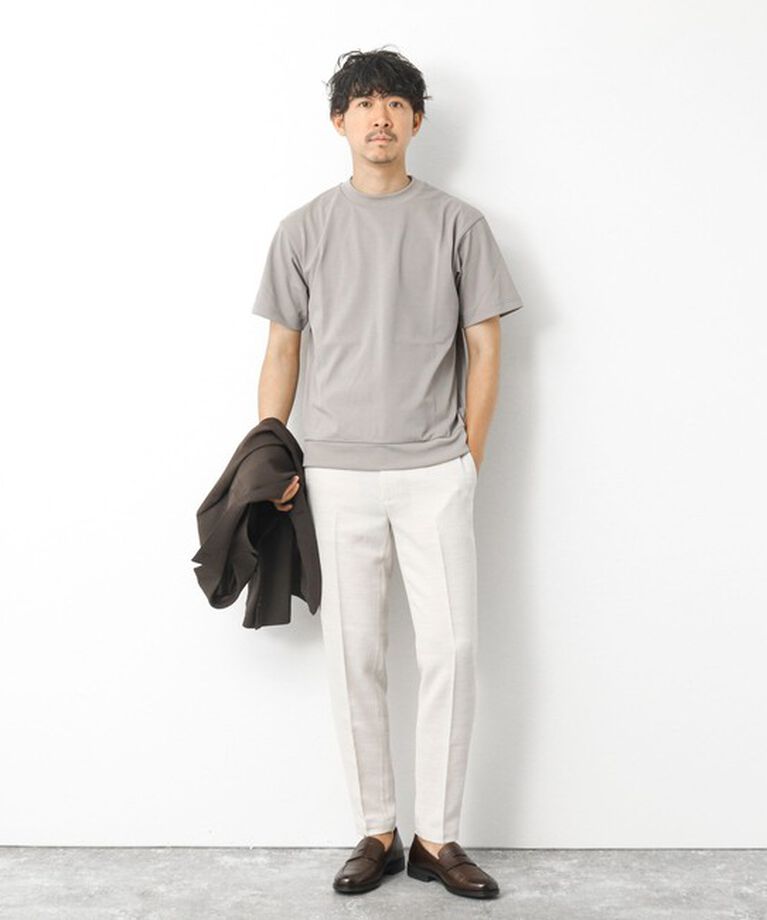 NOLLEY'S goodman「《ビジカジ対応》吸水速乾カノコ ドレスTシャツ」|Tシャツ・カットソー|