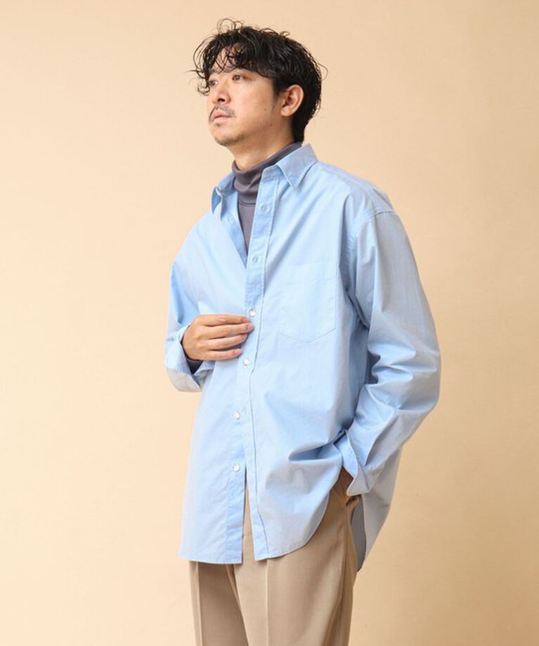 NOLLEY'S goodman「NEW REGULAR ピーチブロード オーバーサイズシャツ 24AW」|シャツ・ブラウス|