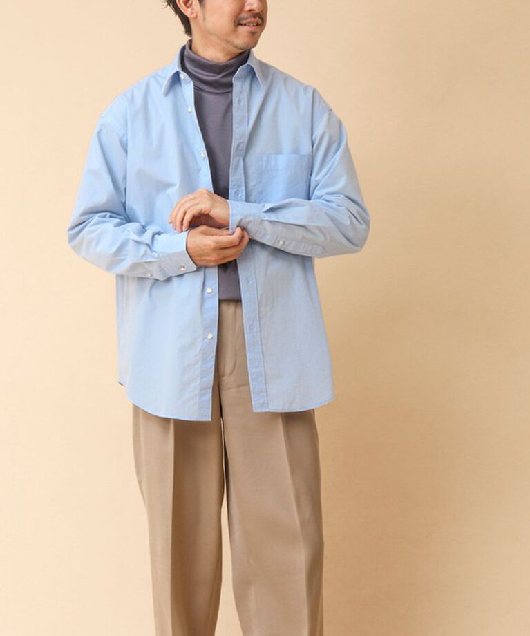 NOLLEY'S goodman「NEW REGULAR ピーチブロード オーバーサイズシャツ 24AW」|シャツ・ブラウス|