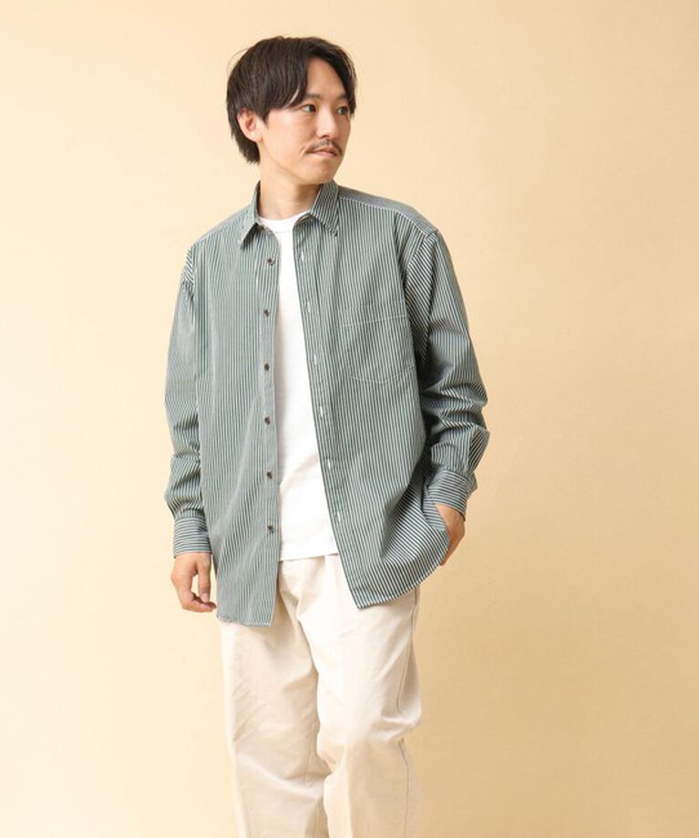 NOLLEY'S goodman「NEW REGULAR ピーチブロード オーバーサイズシャツ 24AW」|シャツ・ブラウス|