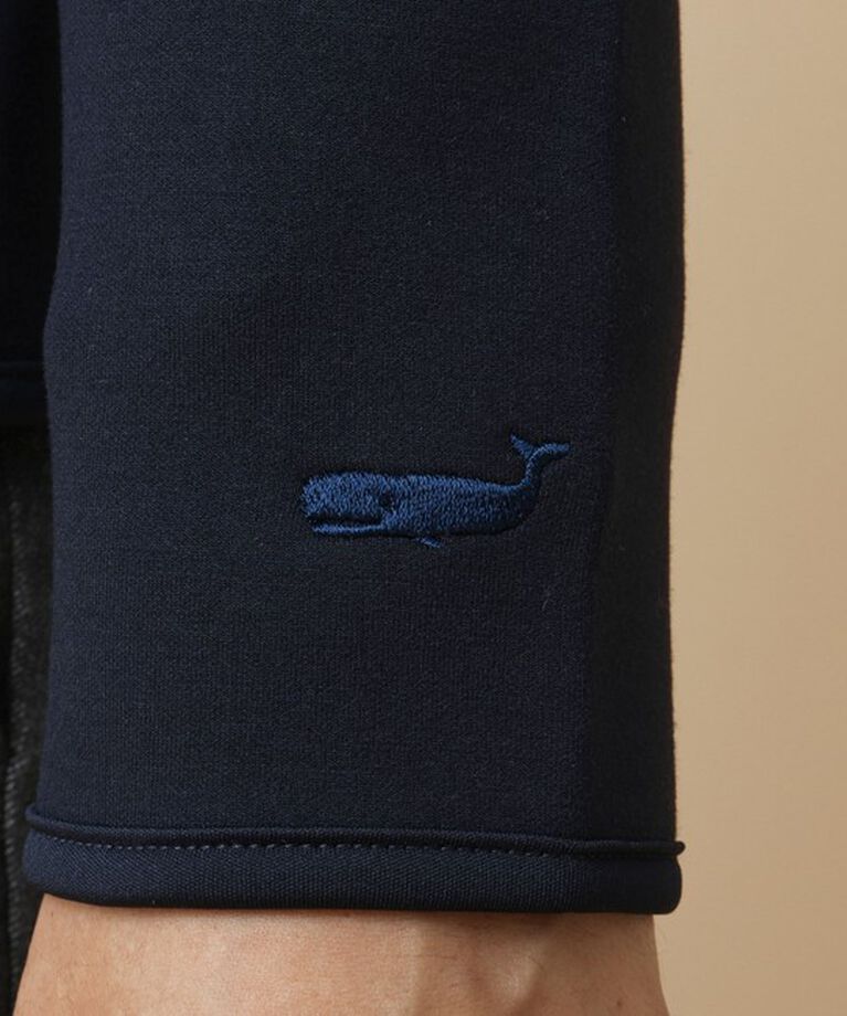 NOLLEY'S goodman「クジラ刺繍 ダンボールニット ジップパーカー」|パーカー|