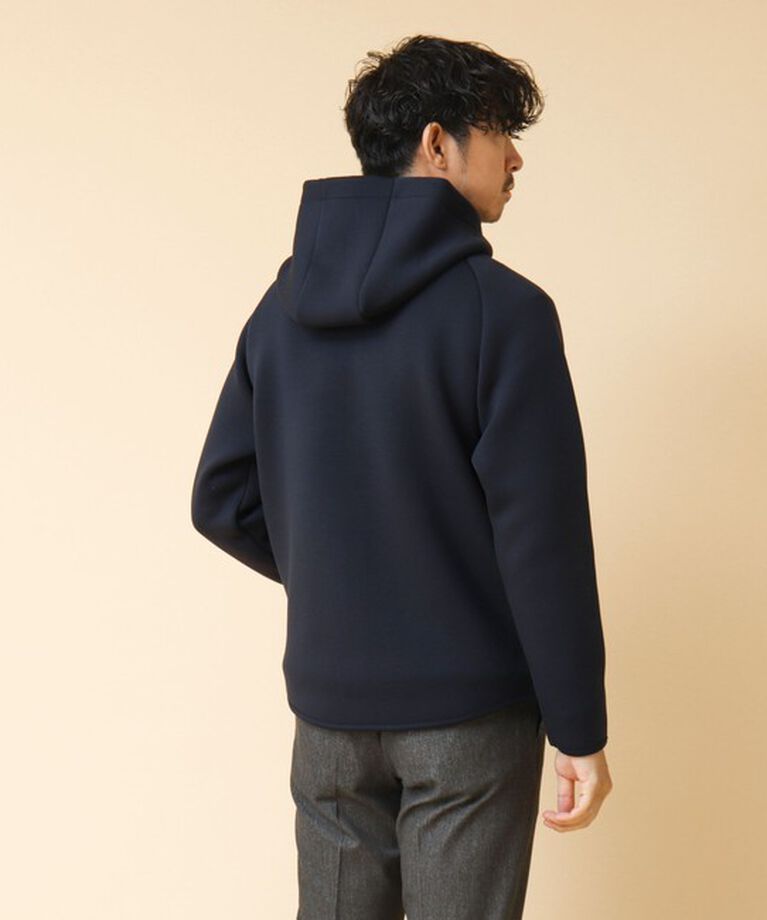 NOLLEY'S goodman「クジラ刺繍 ダンボールニット ジップパーカー」|パーカー|