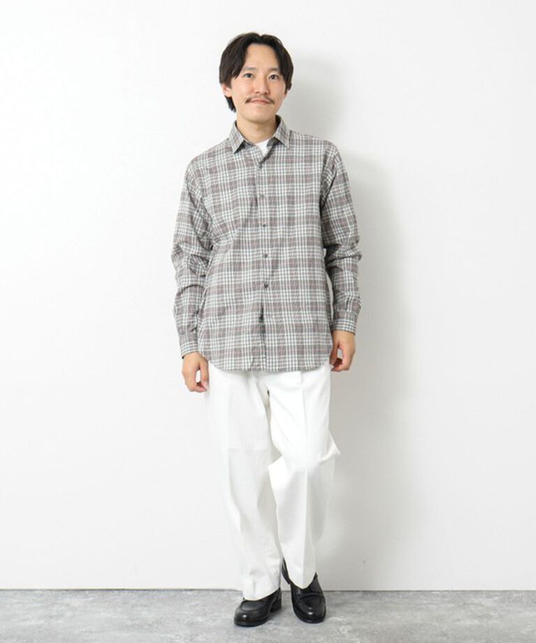 NOLLEY'S goodman「シャギーチェック レギュラーシャツ 24AW」|シャツ・ブラウス|