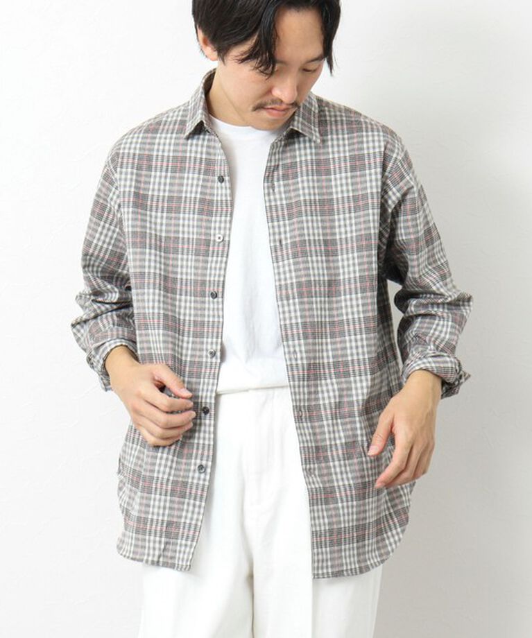 NOLLEY'S goodman「シャギーチェック レギュラーシャツ 24AW」|シャツ・ブラウス|