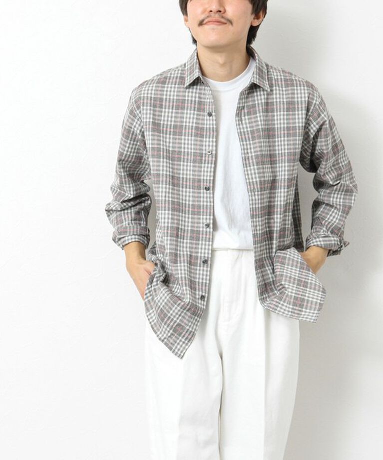 NOLLEY'S goodman「シャギーチェック レギュラーシャツ 24AW」|シャツ・ブラウス|