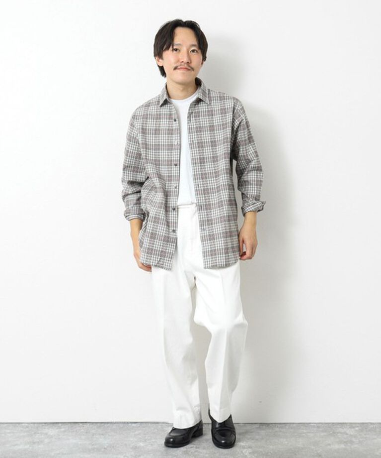 NOLLEY'S goodman「シャギーチェック レギュラーシャツ 24AW」|シャツ・ブラウス|