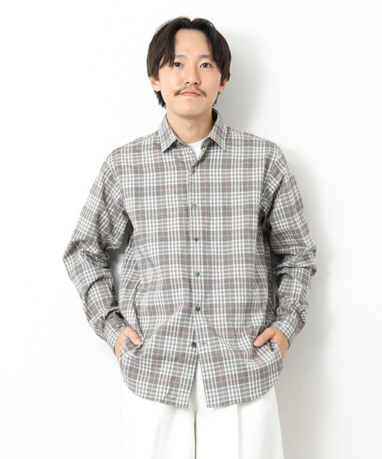 NOLLEY'S goodman「シャギーチェック レギュラーシャツ 24AW」|シャツ・ブラウス|