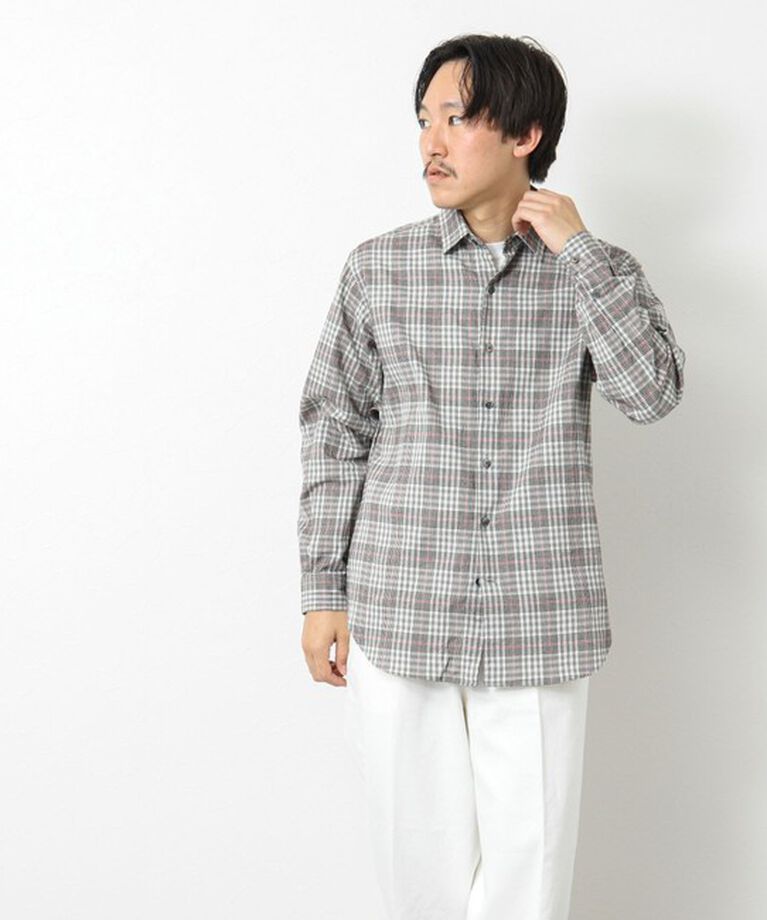 NOLLEY'S goodman「シャギーチェック レギュラーシャツ 24AW」|シャツ・ブラウス|