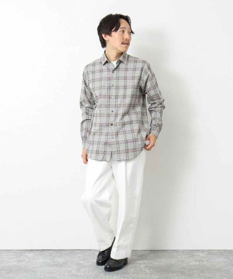 NOLLEY'S goodman「シャギーチェック レギュラーシャツ 24AW」|シャツ・ブラウス|