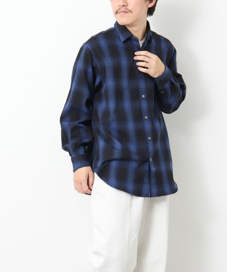 NOLLEY'S goodman「シャギーチェック レギュラーシャツ 24AW」|シャツ・ブラウス|