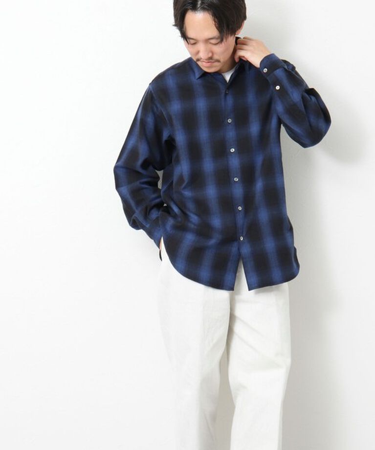 NOLLEY'S goodman「シャギーチェック レギュラーシャツ 24AW」|シャツ・ブラウス|