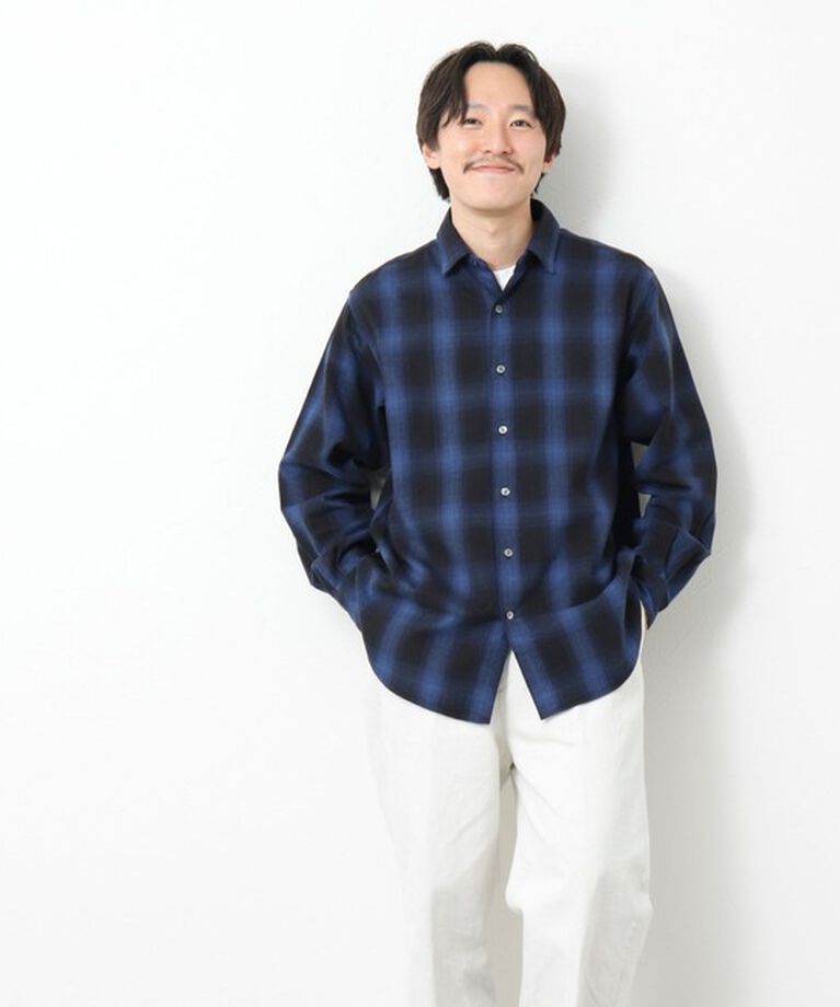 NOLLEY'S goodman「シャギーチェック レギュラーシャツ 24AW」|シャツ・ブラウス|