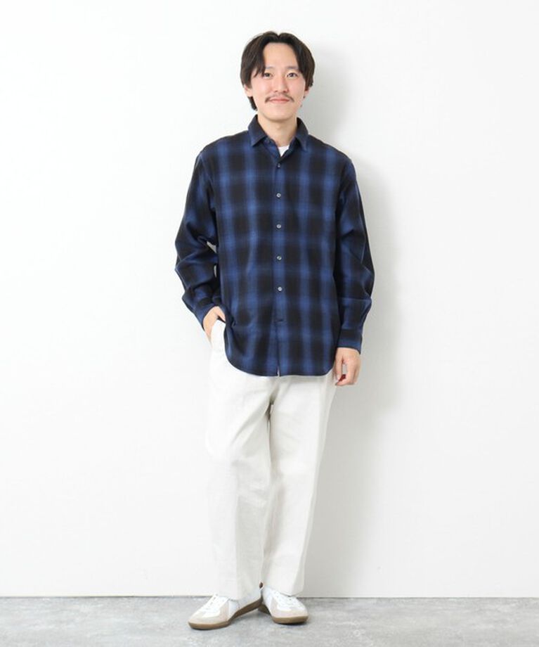 NOLLEY'S goodman「シャギーチェック レギュラーシャツ 24AW」|シャツ・ブラウス|