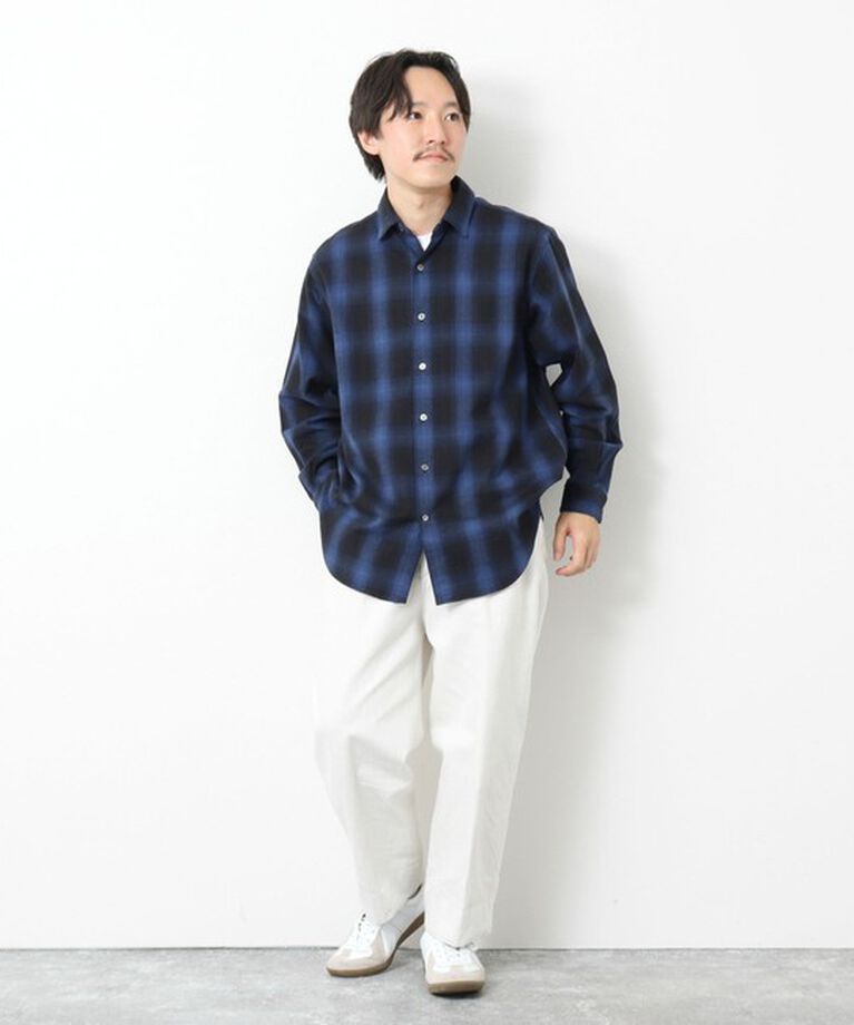 NOLLEY'S goodman「シャギーチェック レギュラーシャツ 24AW」|シャツ・ブラウス|