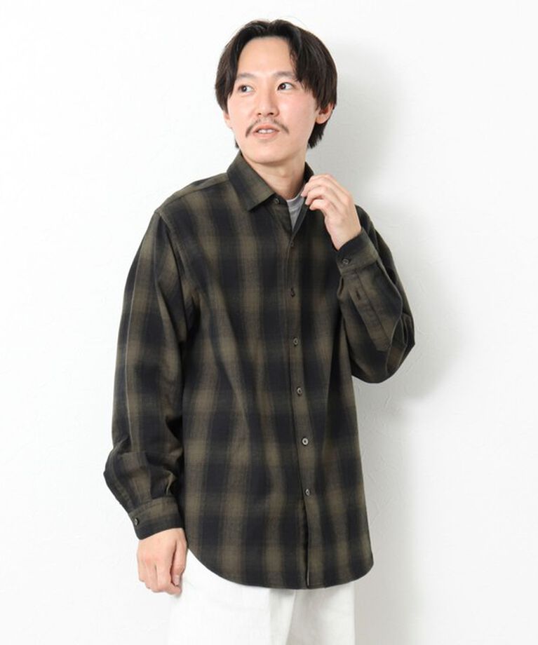 NOLLEY'S goodman「シャギーチェック レギュラーシャツ 24AW」|シャツ・ブラウス|
