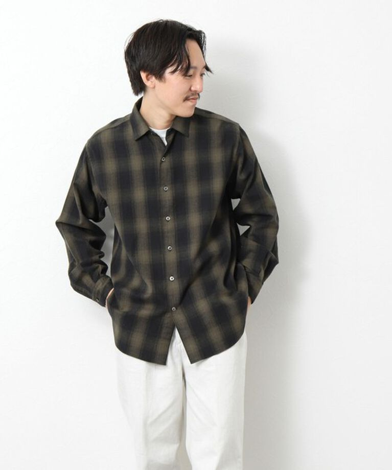 NOLLEY'S goodman「シャギーチェック レギュラーシャツ 24AW」|シャツ・ブラウス|