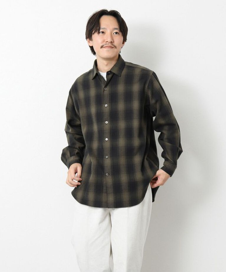 NOLLEY'S goodman「シャギーチェック レギュラーシャツ 24AW」|シャツ・ブラウス|