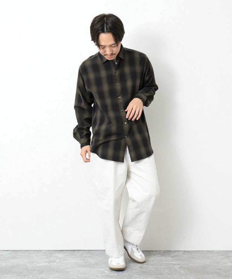 NOLLEY'S goodman「シャギーチェック レギュラーシャツ 24AW」|シャツ・ブラウス|