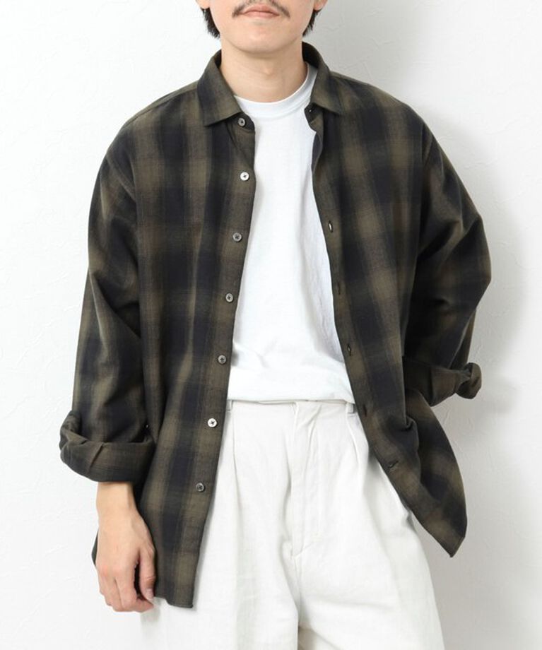 NOLLEY'S goodman「シャギーチェック レギュラーシャツ 24AW」|シャツ・ブラウス|