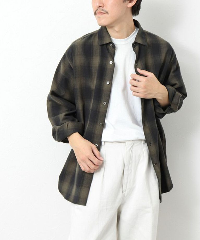 NOLLEY'S goodman「シャギーチェック レギュラーシャツ 24AW」|シャツ・ブラウス|
