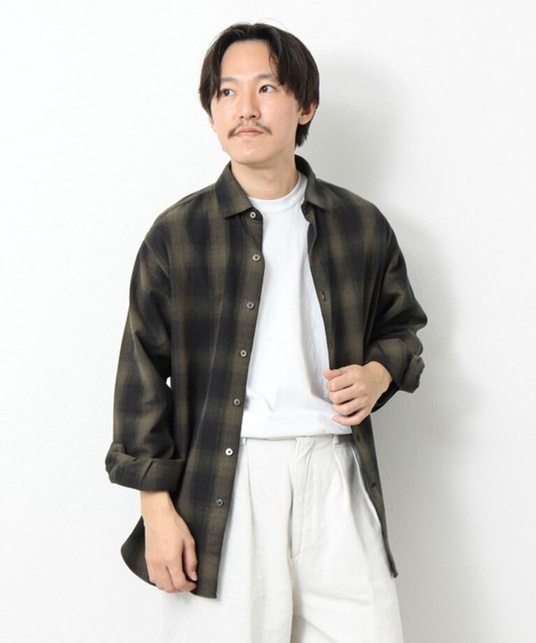 NOLLEY'S goodman「シャギーチェック レギュラーシャツ 24AW」|シャツ・ブラウス|