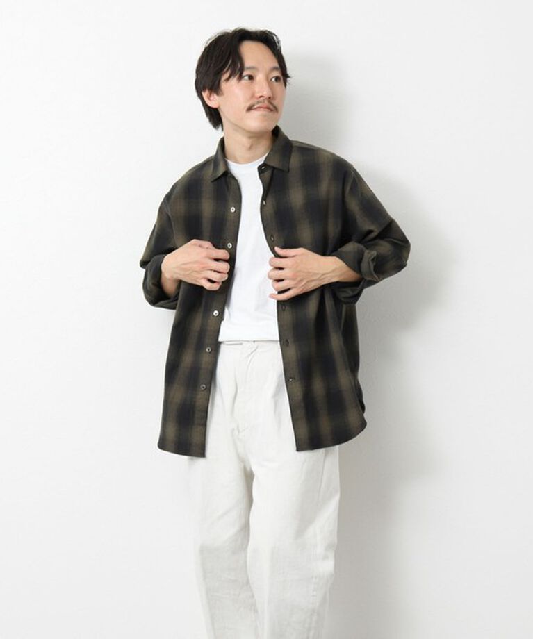 NOLLEY'S goodman「シャギーチェック レギュラーシャツ 24AW」|シャツ・ブラウス|