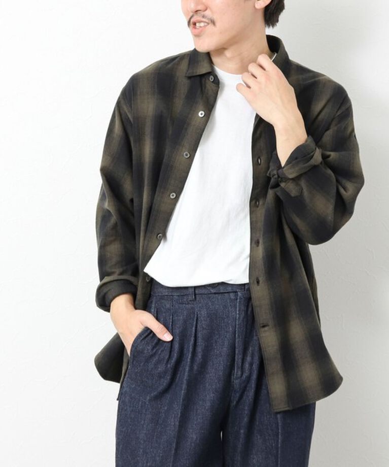 NOLLEY'S goodman「シャギーチェック レギュラーシャツ 24AW」|シャツ・ブラウス|