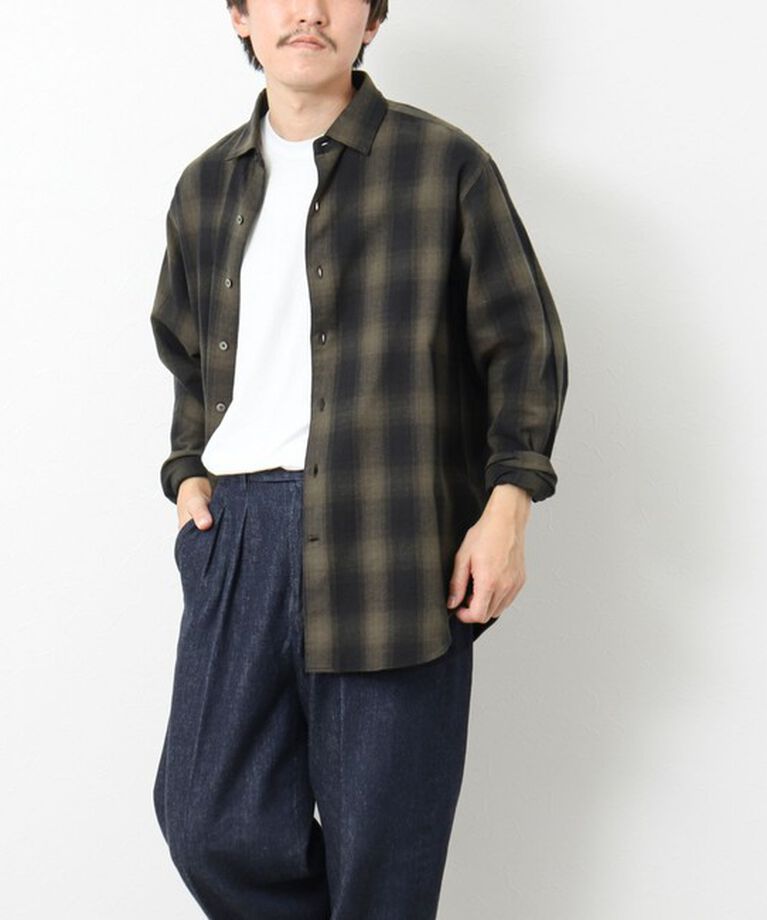 NOLLEY'S goodman「シャギーチェック レギュラーシャツ 24AW」|シャツ・ブラウス|