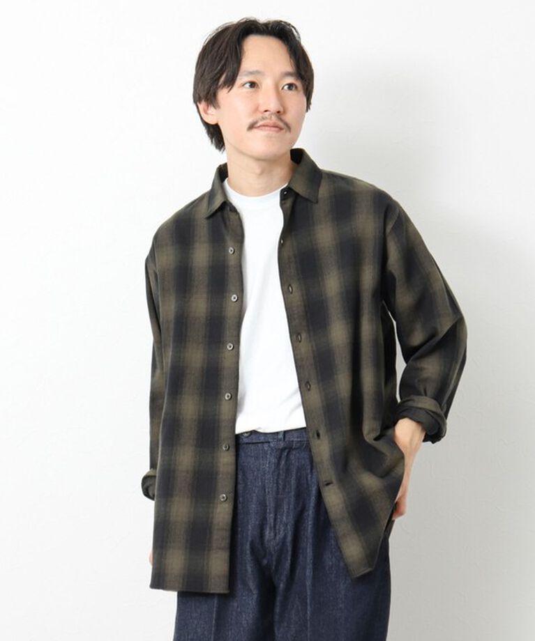 NOLLEY'S goodman「シャギーチェック レギュラーシャツ 24AW」|シャツ・ブラウス|