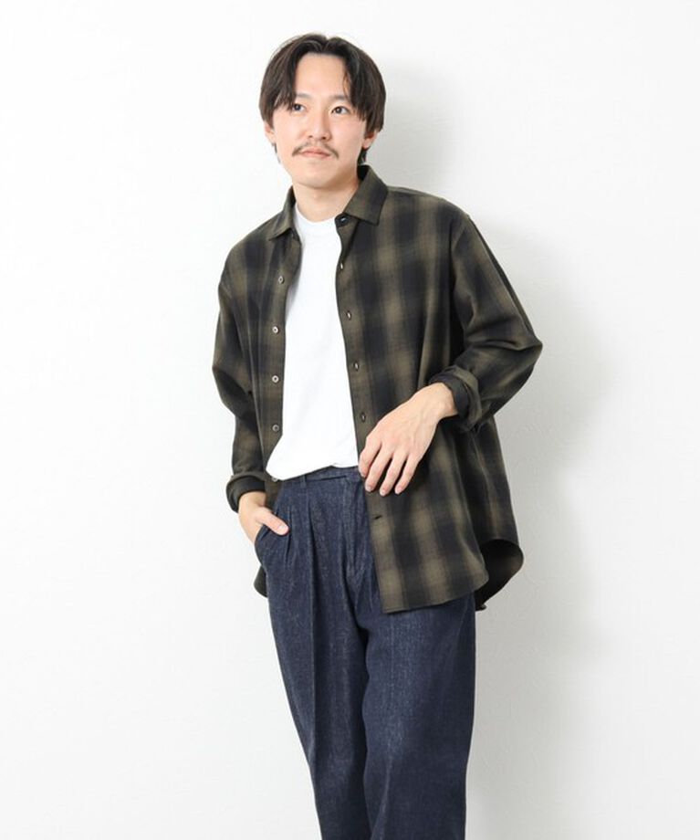 NOLLEY'S goodman「シャギーチェック レギュラーシャツ 24AW」|シャツ・ブラウス|
