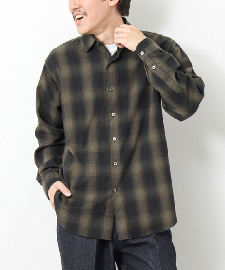 NOLLEY'S goodman「シャギーチェック レギュラーシャツ 24AW」|シャツ・ブラウス|