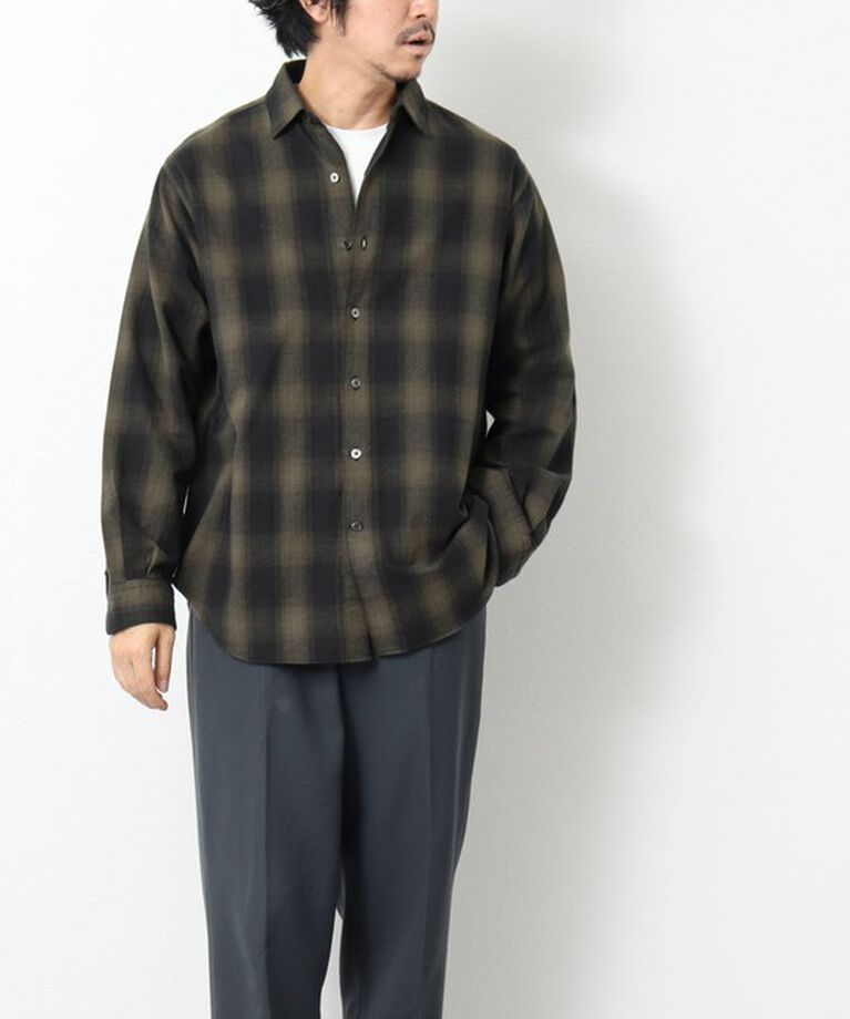 NOLLEY'S goodman「シャギーチェック レギュラーシャツ 24AW」|シャツ・ブラウス|