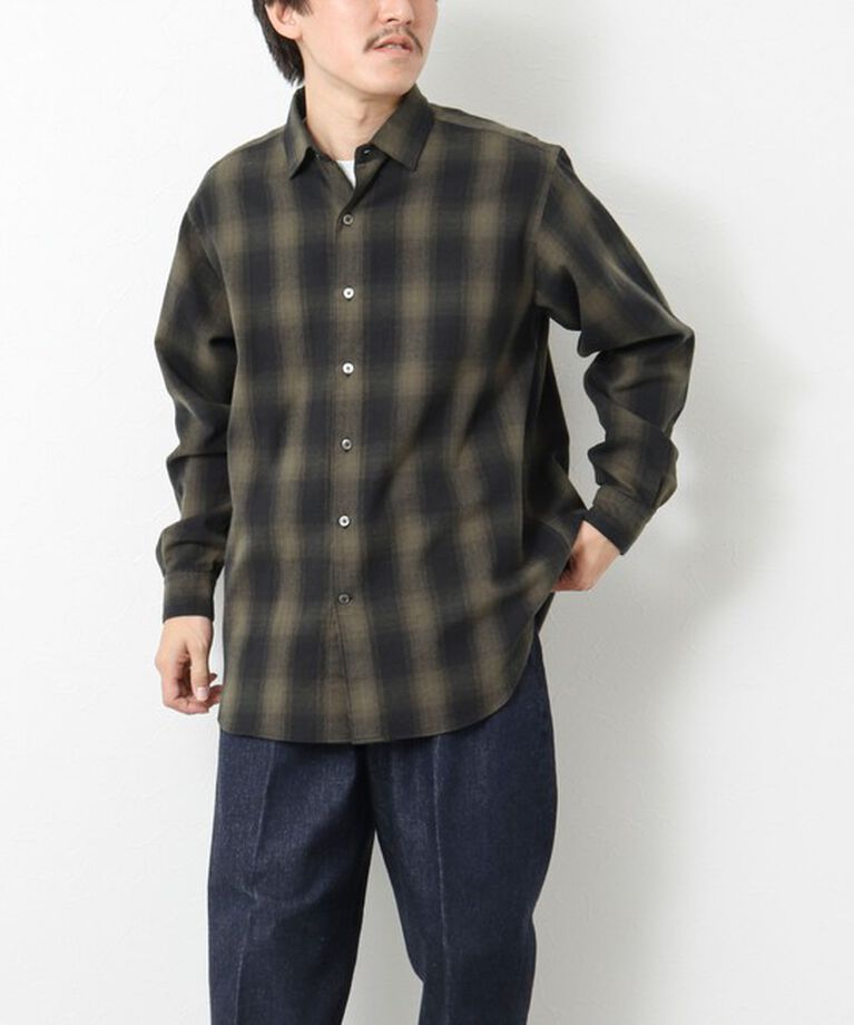 NOLLEY'S goodman「シャギーチェック レギュラーシャツ 24AW」|シャツ・ブラウス|