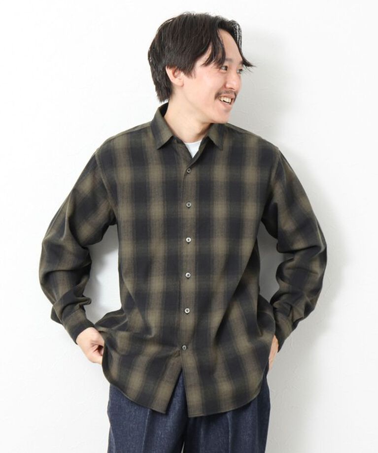 NOLLEY'S goodman「シャギーチェック レギュラーシャツ 24AW」|シャツ・ブラウス|