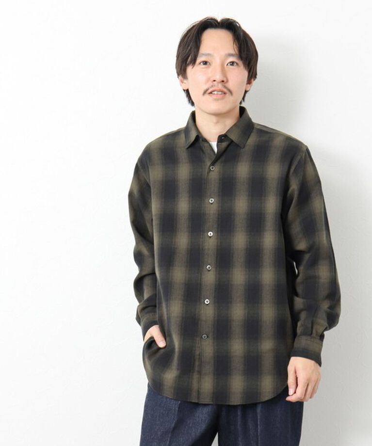 NOLLEY'S goodman「シャギーチェック レギュラーシャツ 24AW」|シャツ・ブラウス|