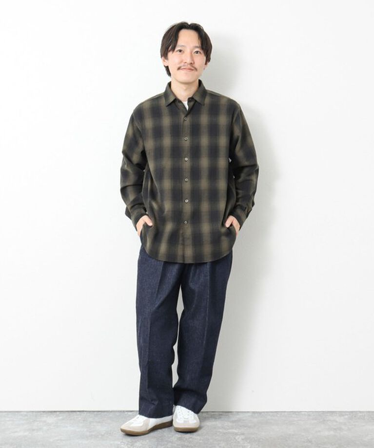 NOLLEY'S goodman「シャギーチェック レギュラーシャツ 24AW」|シャツ・ブラウス|