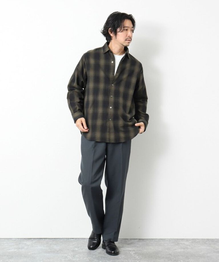 NOLLEY'S goodman「シャギーチェック レギュラーシャツ 24AW」|シャツ・ブラウス|