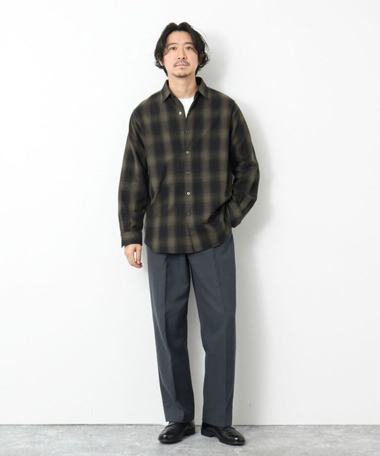 NOLLEY'S goodman「シャギーチェック レギュラーシャツ 24AW」|シャツ・ブラウス|