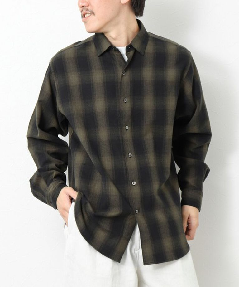 NOLLEY'S goodman「シャギーチェック レギュラーシャツ 24AW」|シャツ・ブラウス|