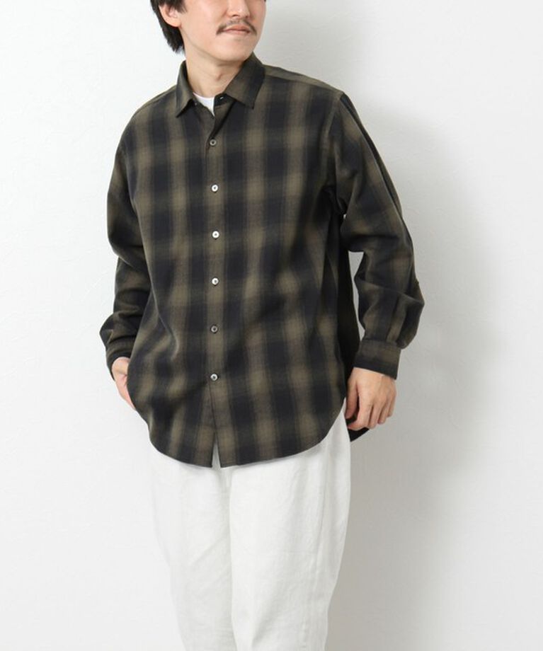 NOLLEY'S goodman「シャギーチェック レギュラーシャツ 24AW」|シャツ・ブラウス|