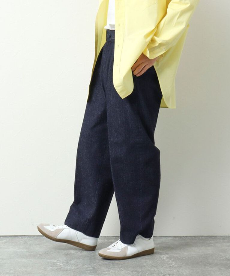 WORK ABOUT「NSOK デニム2タックワイドパンツ 25SS」|デニム|