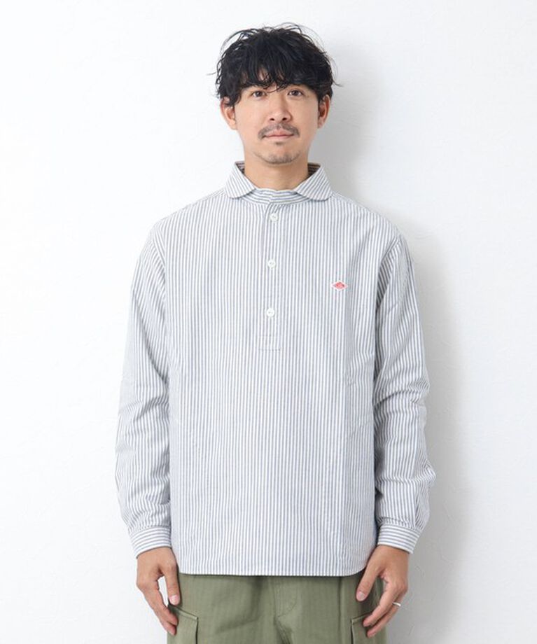 NOLLEY'S goodman「【DANTON/ダントン】ROUND COLLAR P.O SHIRT LS 25SS」|シャツ・ブラウス|