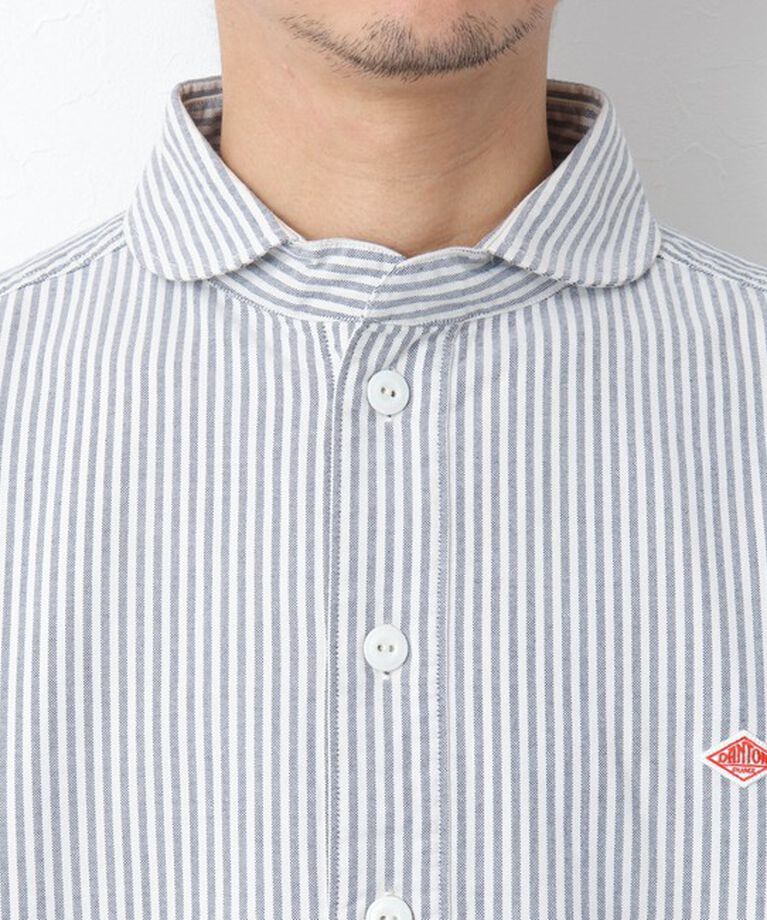 NOLLEY'S goodman「【DANTON/ダントン】ROUND COLLAR P.O SHIRT LS 25SS」|シャツ・ブラウス|