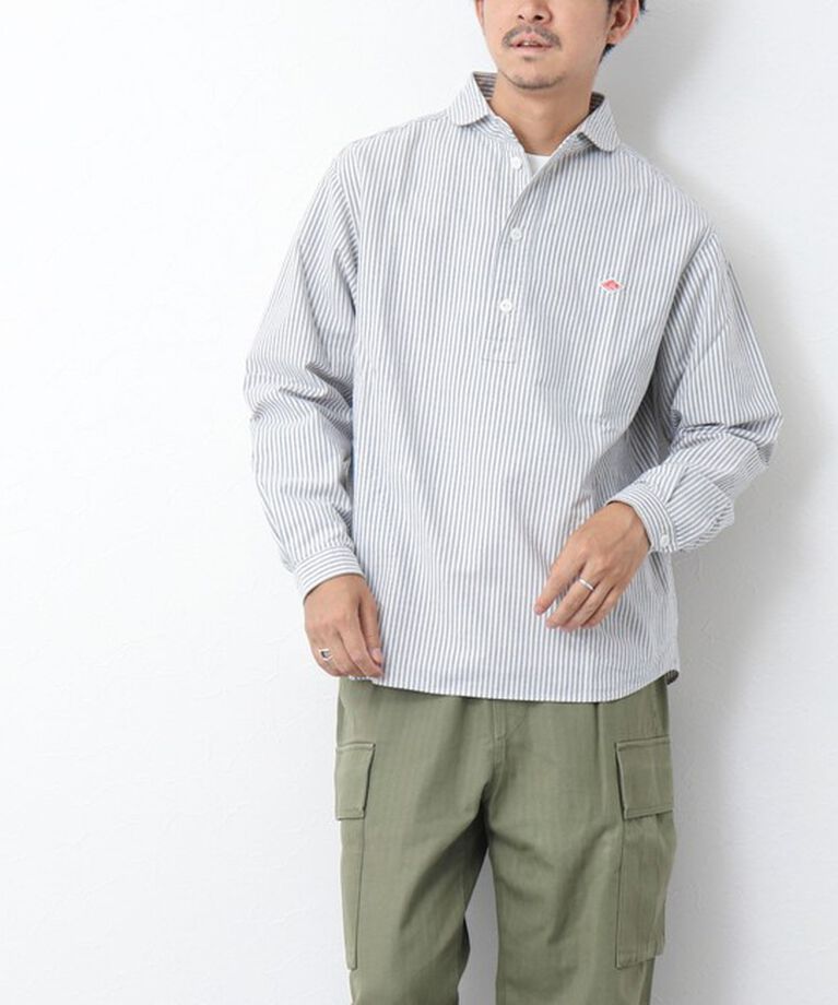 NOLLEY'S goodman「【DANTON/ダントン】ROUND COLLAR P.O SHIRT LS 25SS」|シャツ・ブラウス|