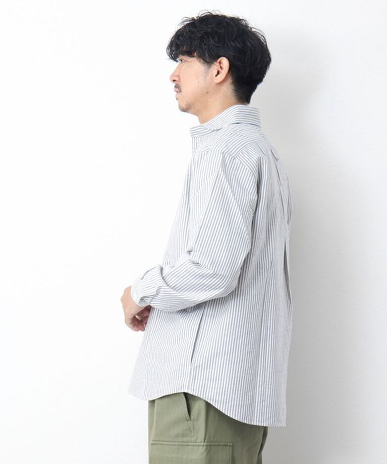 NOLLEY'S goodman「【DANTON/ダントン】ROUND COLLAR P.O SHIRT LS 25SS」|シャツ・ブラウス|