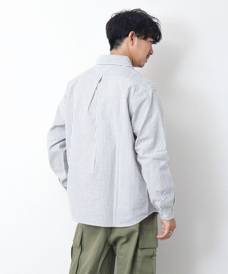 NOLLEY'S goodman「【DANTON/ダントン】ROUND COLLAR P.O SHIRT LS 25SS」|シャツ・ブラウス|