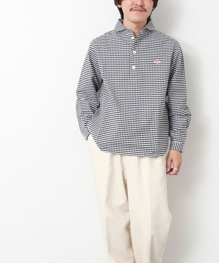 NOLLEY'S goodman「【DANTON/ダントン】ROUND COLLAR P.O SHIRT LS 25SS」|シャツ・ブラウス|