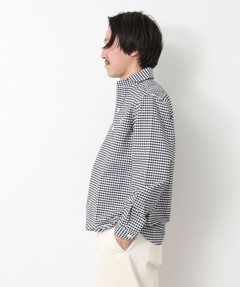 NOLLEY'S goodman「【DANTON/ダントン】ROUND COLLAR P.O SHIRT LS 25SS」|シャツ・ブラウス|
