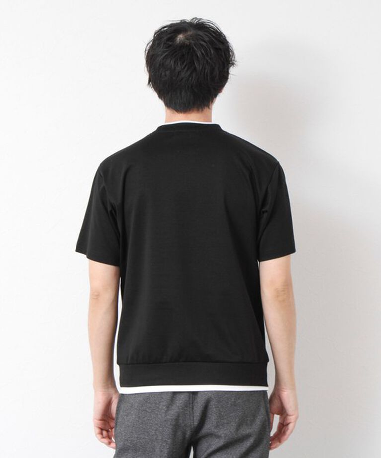 NOLLEY'S goodman「《接触冷感》スーピマコットン ダブルカラーTee 25SS」|Tシャツ・カットソー|